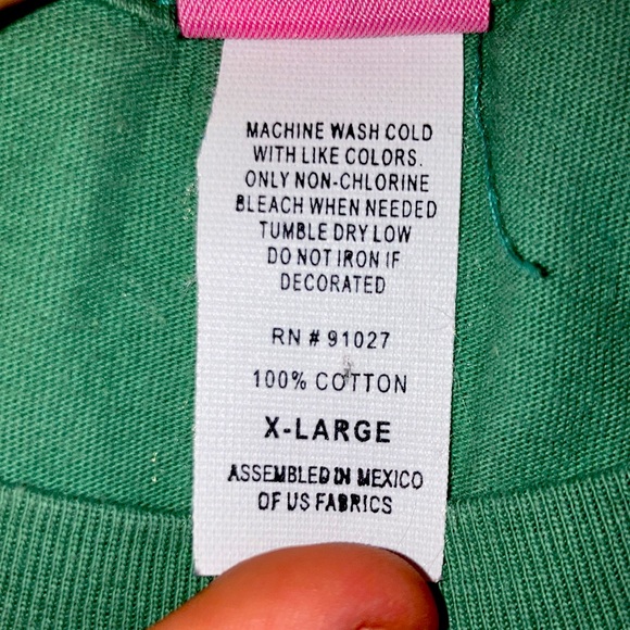 Green Hawaii Aloha print Tee shirt - Picture 7 of 7